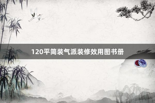 120平简装气派装修效用图书册